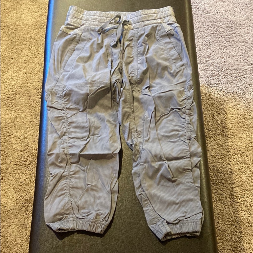 Ivivva Gray Sweatpants with Elastic Cuffs and Relaxed Fit